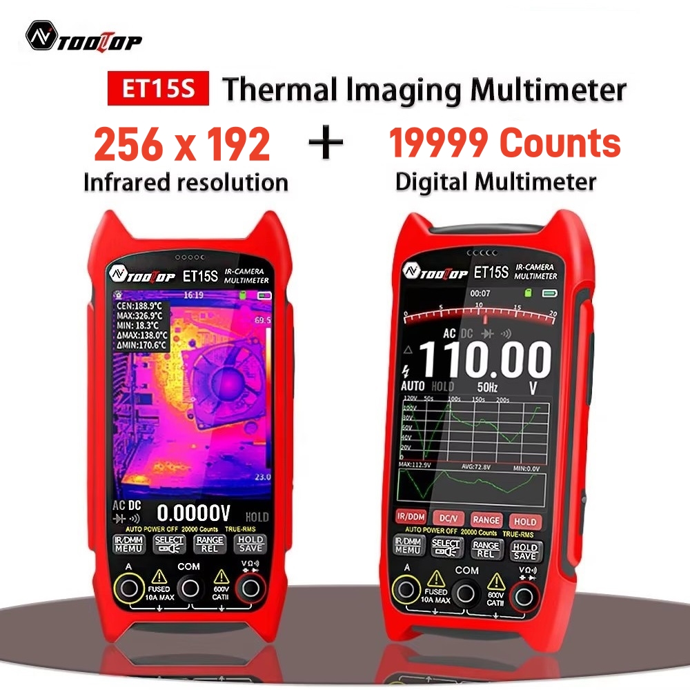 Handheld Thermal Camera 256X192 - TOOLTOP ET15S 256x192 عدسة ماكرو للتصوير