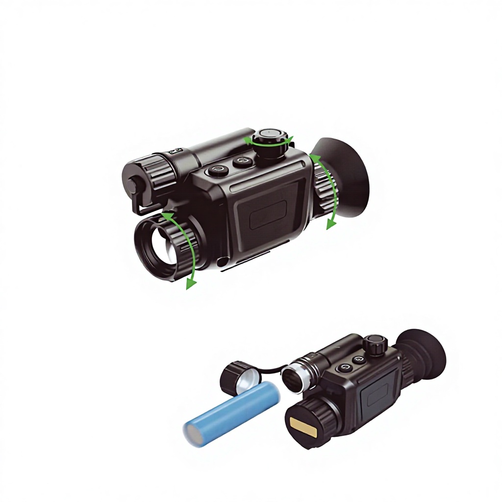 Infrared Thermal Monocular 50Hz - منظار حراري بالأشعة تحت الحمراء Compass