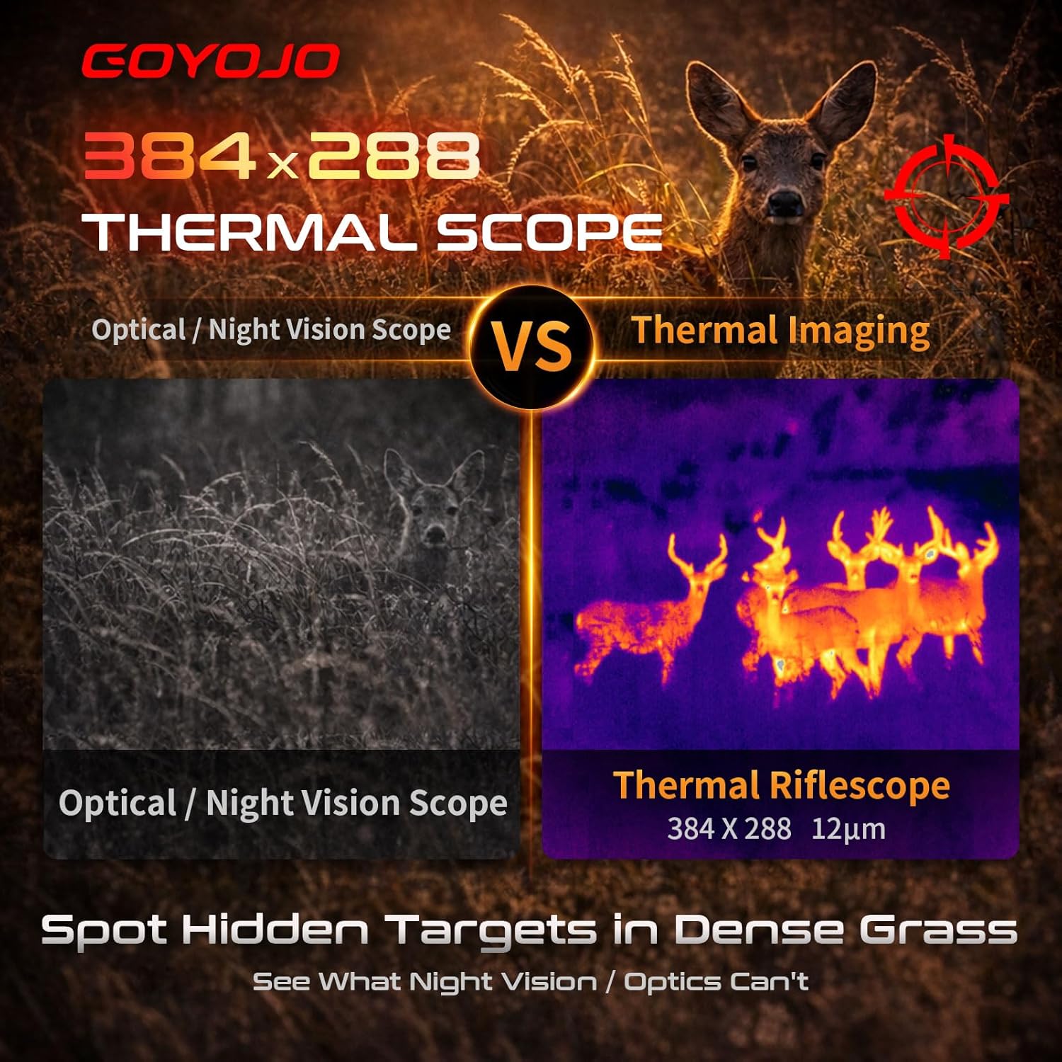 Thermal Imaging Monocular 384X288 - منظار حراري GOYOJO بدقة 384x288 مع