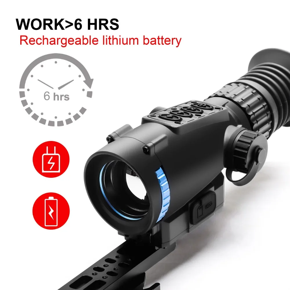 منظار حراري أحادي العدسة بدقة  - مراجعة Thermal Imaging Monocular 384X288 وسعره