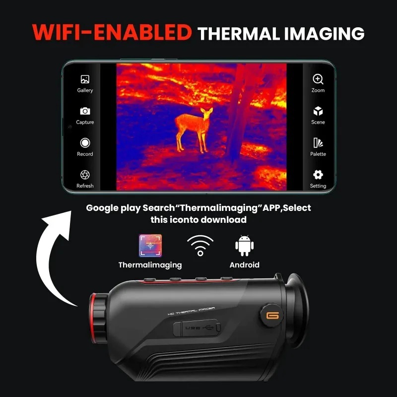 منظار حراري أحادي العين G210 / - مراجعة Infrared Thermal Monocular 50Hz وسعره