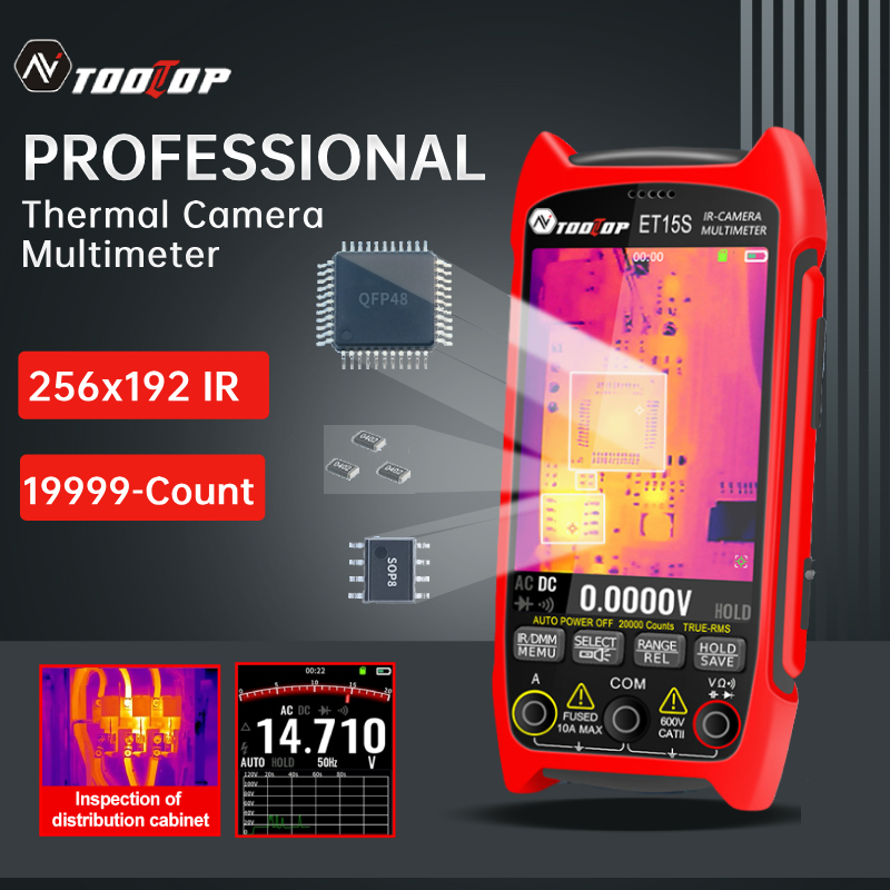 كاميرا حرارية صناعية TOOLTOP E - مراجعة Handheld Thermal Camera 256X192 وسعره