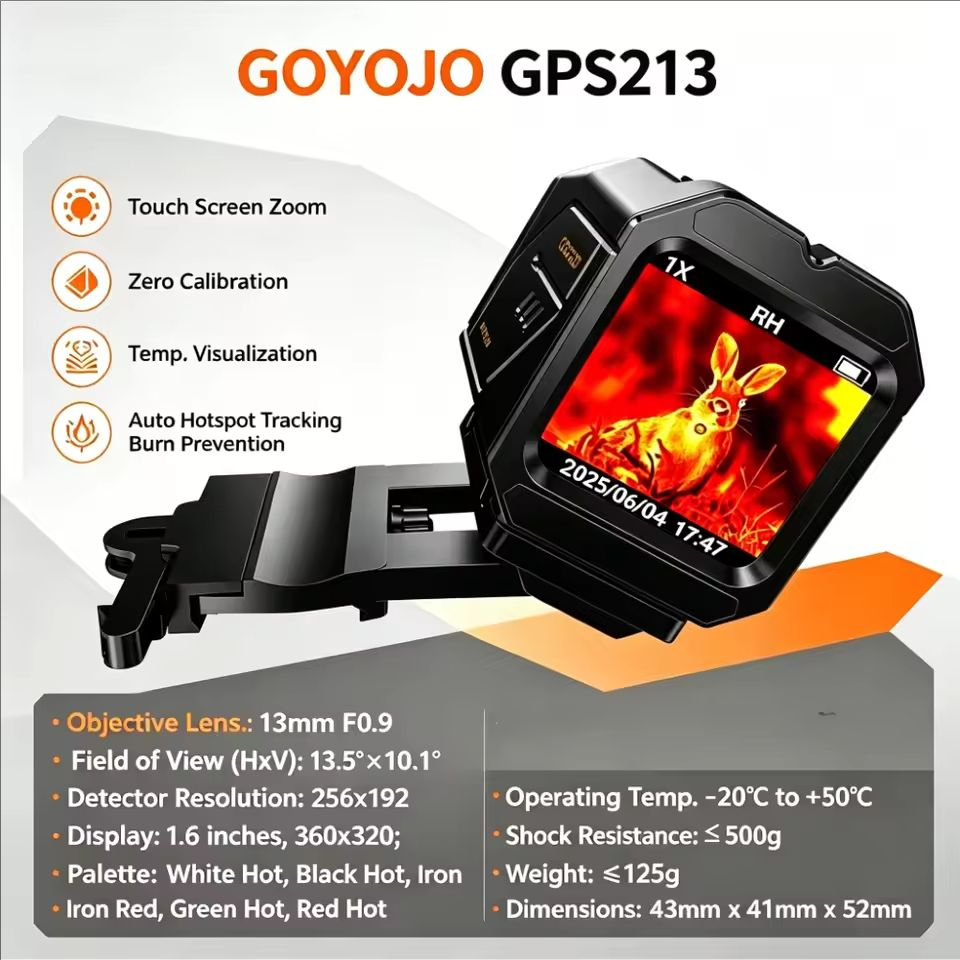 كاميرا حرارية صغيرة تعمل باللم - مراجعة Handheld Thermal Camera 256X192 وسعره