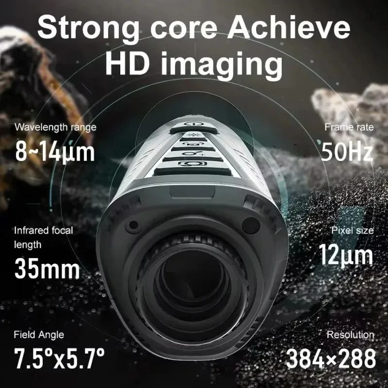 منظار حراري محمول باليد HT-A16 - مراجعة Thermal Imaging Monocular 384X288 وسعره