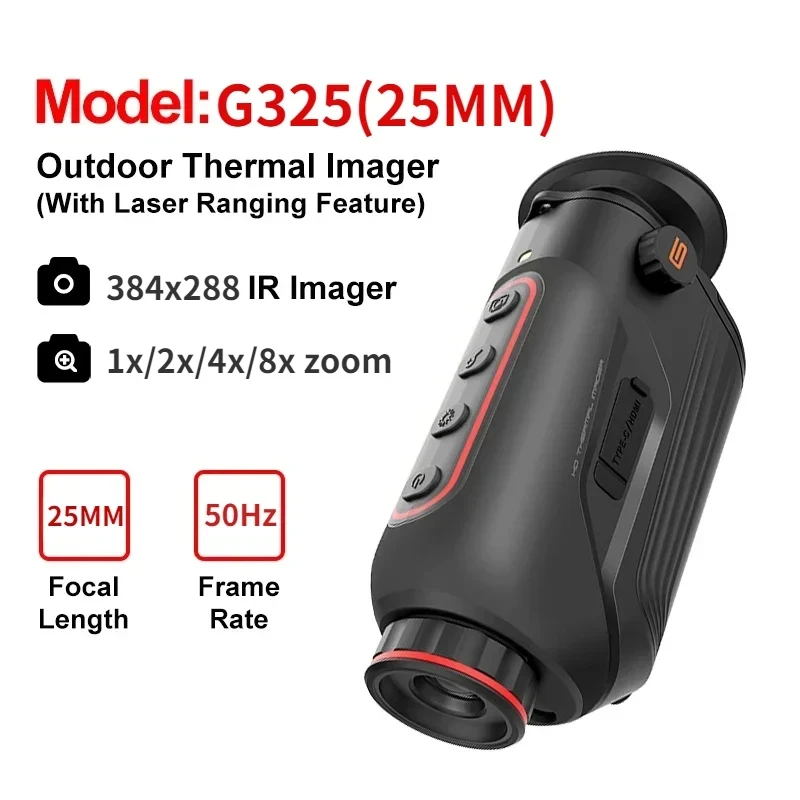 منظار حراري محمول باليد للرؤية - مراجعة Thermal Monocular Laser Rangefinder وسعره