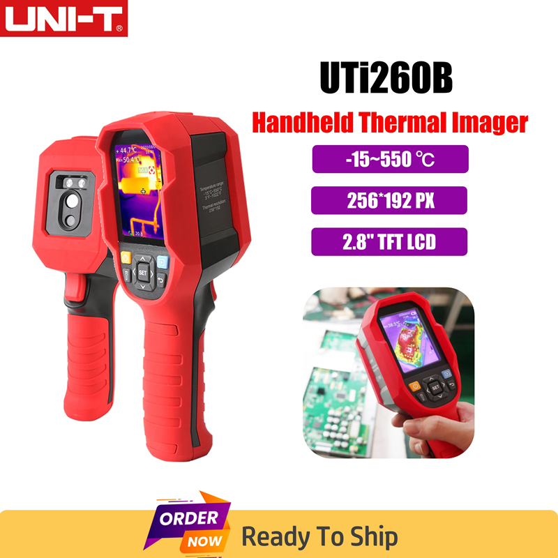 كاميرا حرارية UNI-T UTi260B بد - مراجعة Thermal Camera Pcb Repair 256X192 وسعره