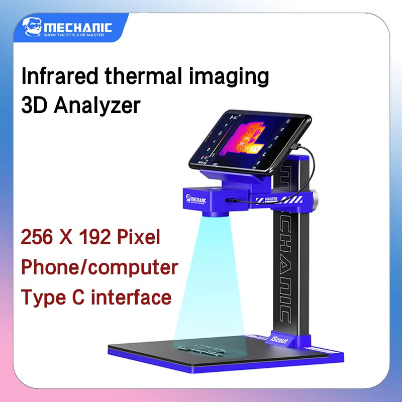 محلل التصوير الحراري ثلاثي الأ - مراجعة Thermal Camera Pcb Repair 256X192 وسعره