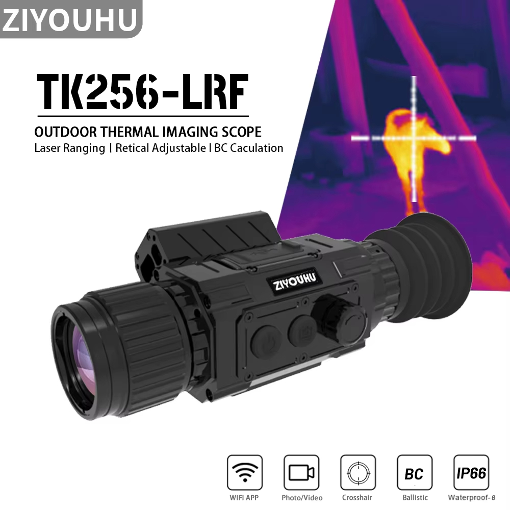 TK256L التصوير الحراري أحادي ن - مراجعة Thermal Monocular Laser Rangefinder وسعره