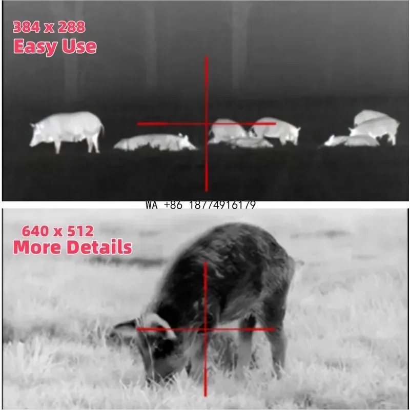 منظار حراري محمول باليد WMWMNU - مراجعة Thermal Scope 640X512 Hunting وسعره