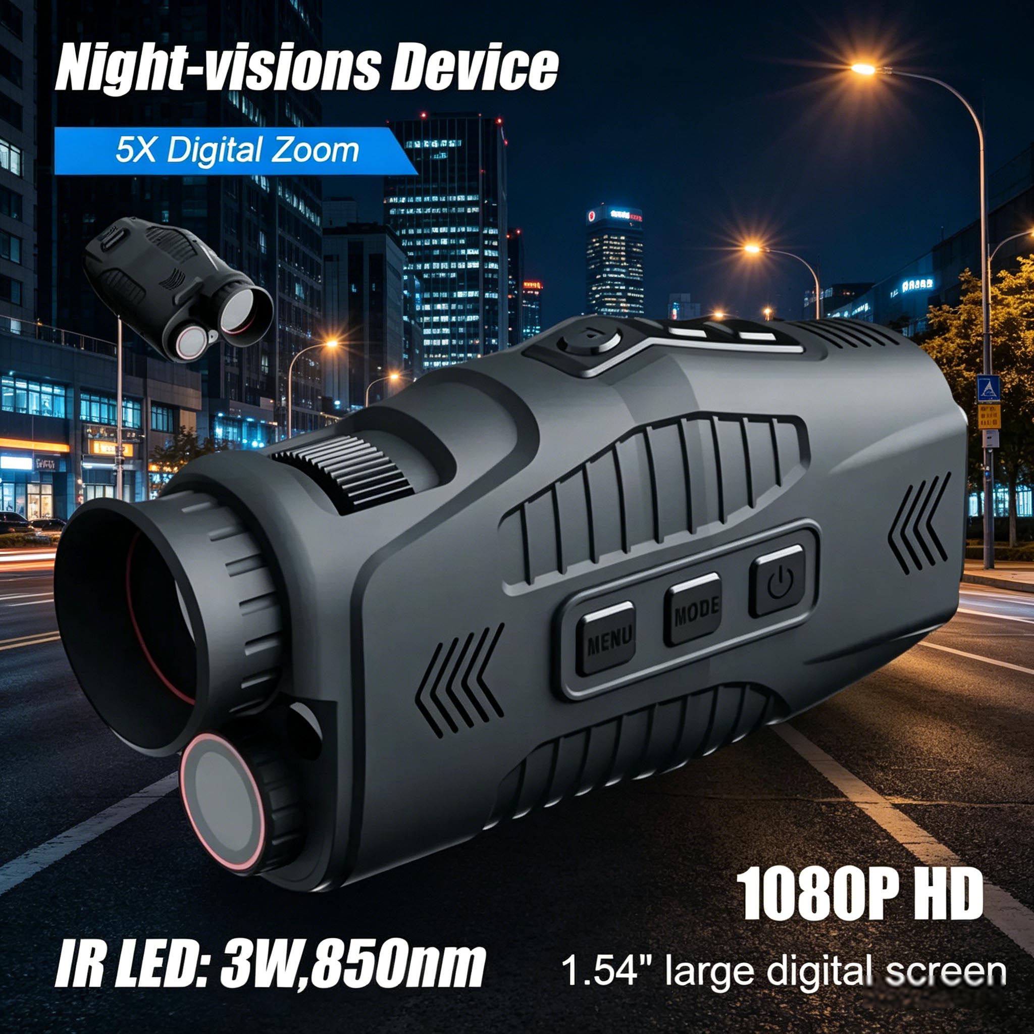 جهاز رؤية ليلية بالأشعة تحت ال - مراجعة Thermal Night Vision Monocular وسعره