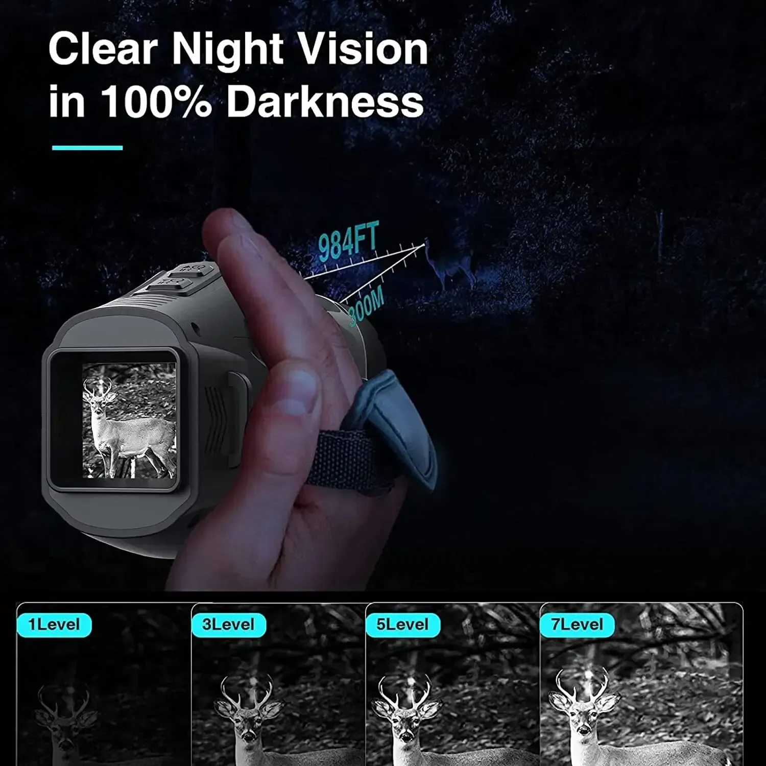 جهاز رؤية ليلية بالأشعة تحت ال - مراجعة Thermal Night Vision Monocular وسعره