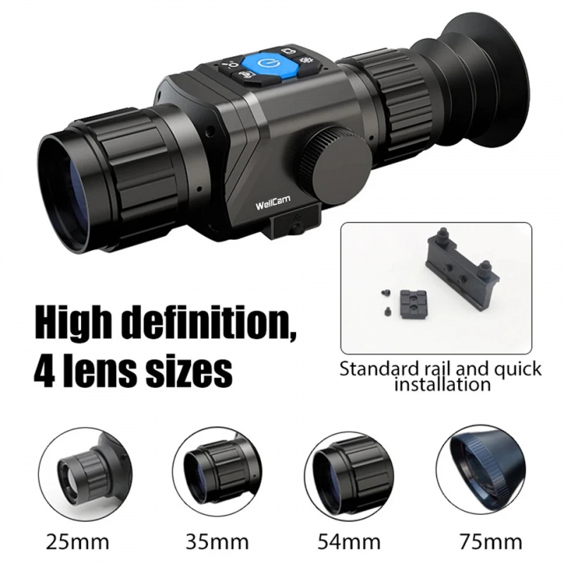 منظار حراري للصيد بمدى 1600 مت - مراجعة Thermal Night Vision Monocular وسعره