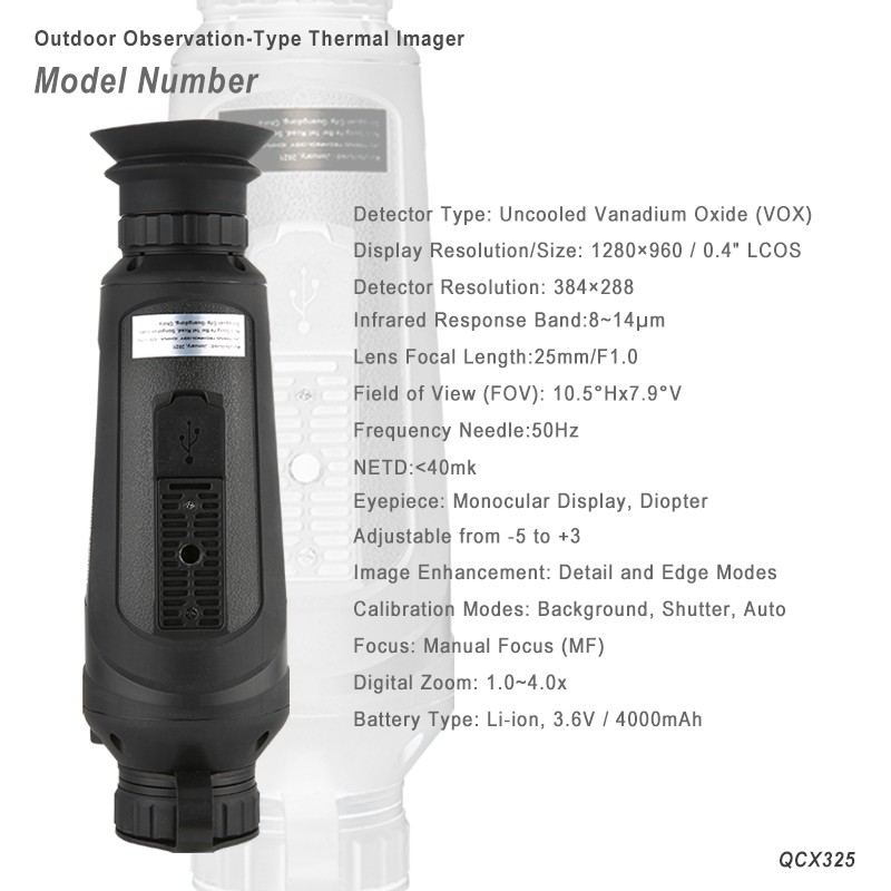 منظار حراري بالأشعة تحت الحمرا - مراجعة Infrared Thermal Monocular 50Hz وسعره