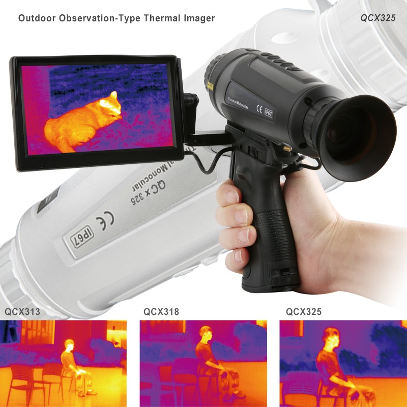 منظار حراري بالأشعة تحت الحمرا - مراجعة Infrared Thermal Monocular 50Hz وسعره