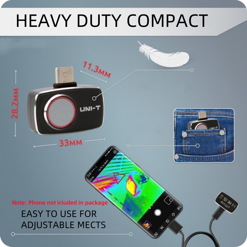 كاميرا حرارية UNI-T UTi721M 25 - مراجعة Thermal Camera Pcb Repair 256X192 وسعره