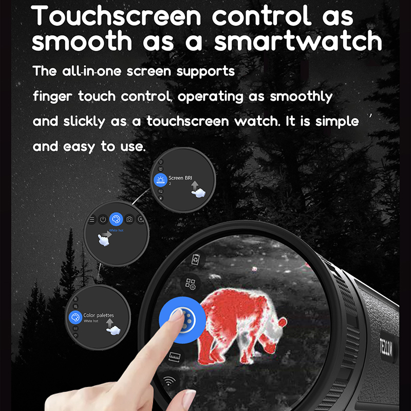 بندقية الصيد التصوير الحراري ا - مراجعة Thermal Night Vision Monocular وسعره