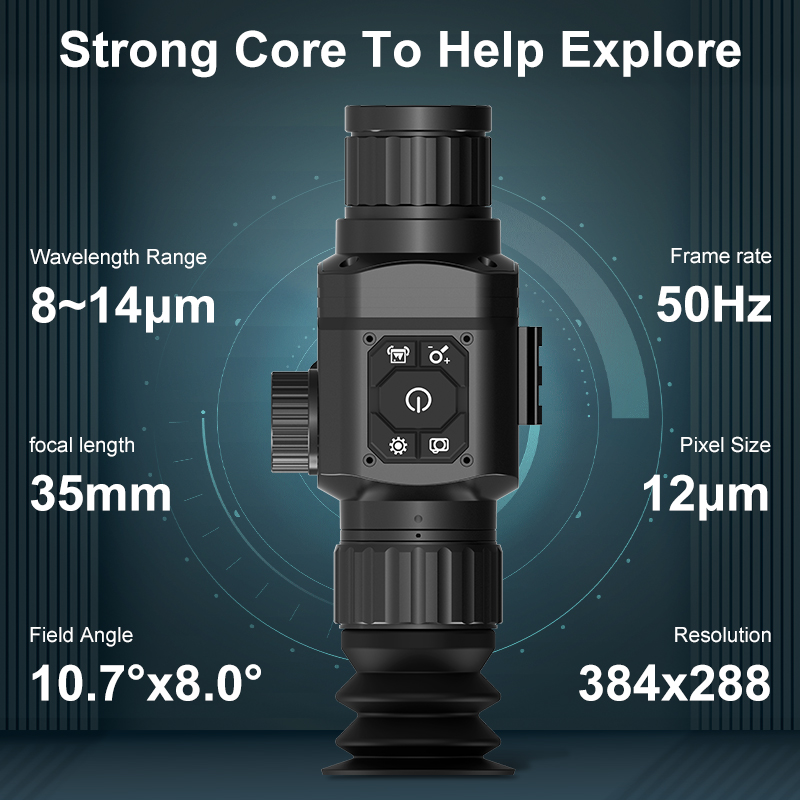 كاميرا تصوير حراري أحادية العي - مراجعة Thermal Camera Monocular 25Mm Lens وسعره