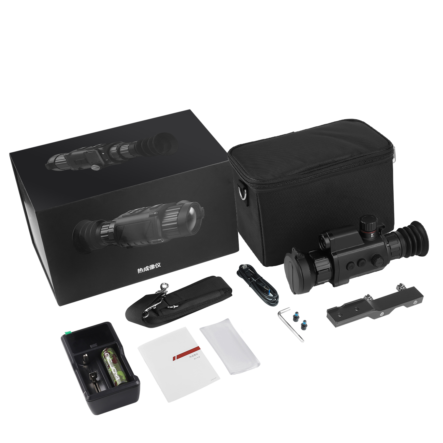 نطاق حراري للرؤية الليلية 8x V - مراجعة Thermal Scope 640X512 Hunting وسعره