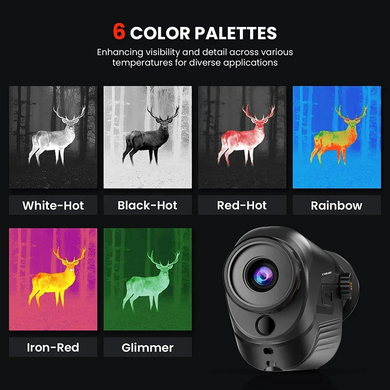 منظار حراري G210 للصيد بدقة 25 - مراجعة Infrared Thermal Monocular 50Hz وسعره