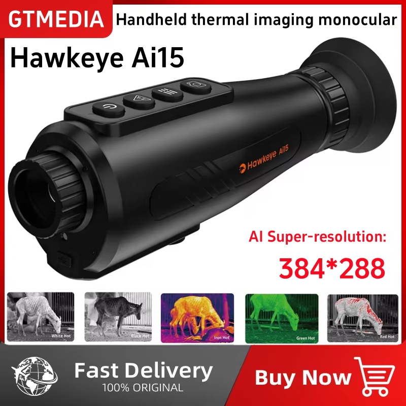 GTMEDIA AI15 كاميرا حرارية أحا - مراجعة Thermal Night Vision Monocular وسعره