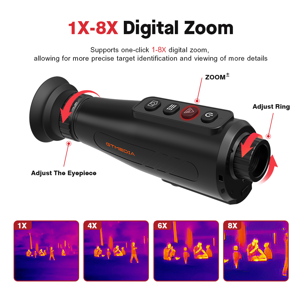 GTMEDIA AI15 كاميرا حرارية أحا - مراجعة Thermal Night Vision Monocular وسعره