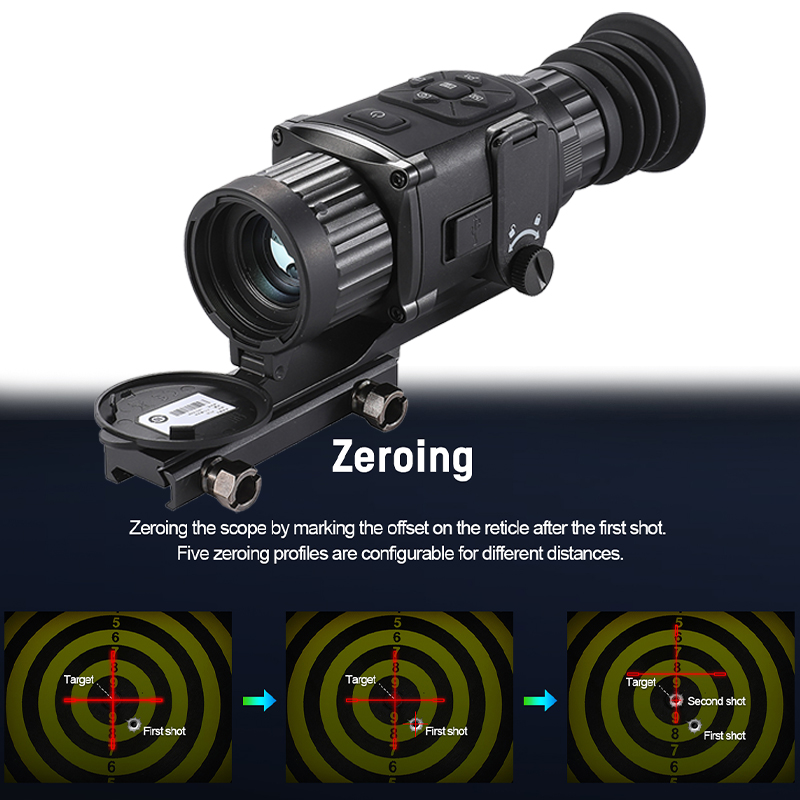نطاق التصوير الحراري 384x288 @ - مراجعة Thermal Clip On Scope 35Mm وسعره