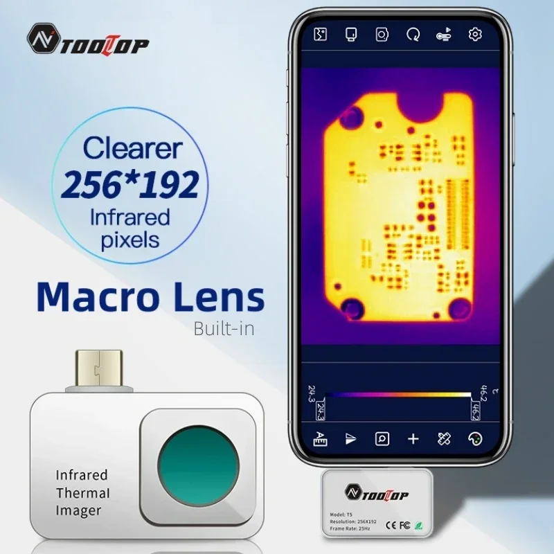 كاميرا تصوير حراري 256×192 بكس - مراجعة Thermal Camera Pcb Repair 256X192 وسعره