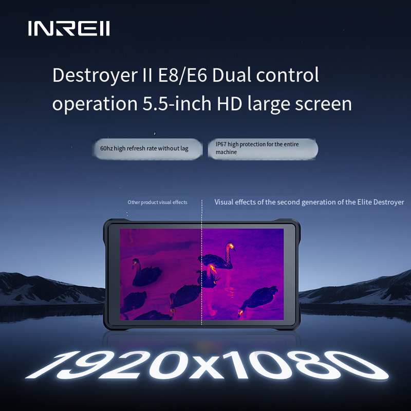 منظار حراري E6/E8 بدقة 640×512 - مراجعة Thermal Monocular Laser Rangefinder وسعره