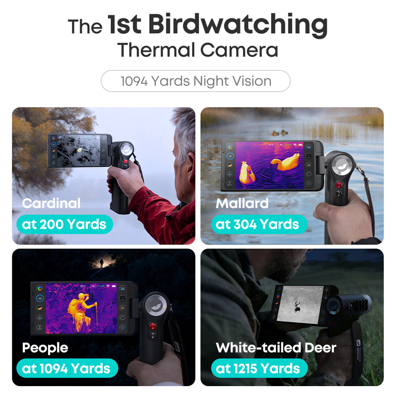 كاميرا تصوير حراري DV2 بمدى 60 - مراجعة Infrared Thermal Monocular 50Hz وسعره
