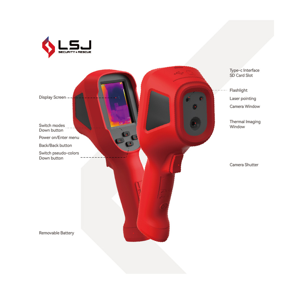 كاميرا حرارية محمولة مقاومة لل - مراجعة Handheld Thermal Camera 256X192 وسعره