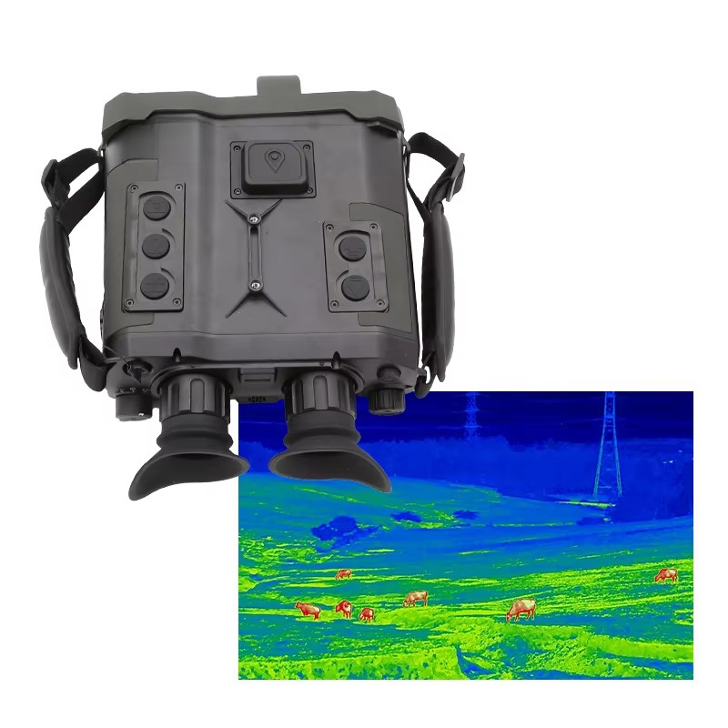 منظار حراري محمول باليد لمسافا - مراجعة Thermal Monocular Laser Rangefinder وسعره