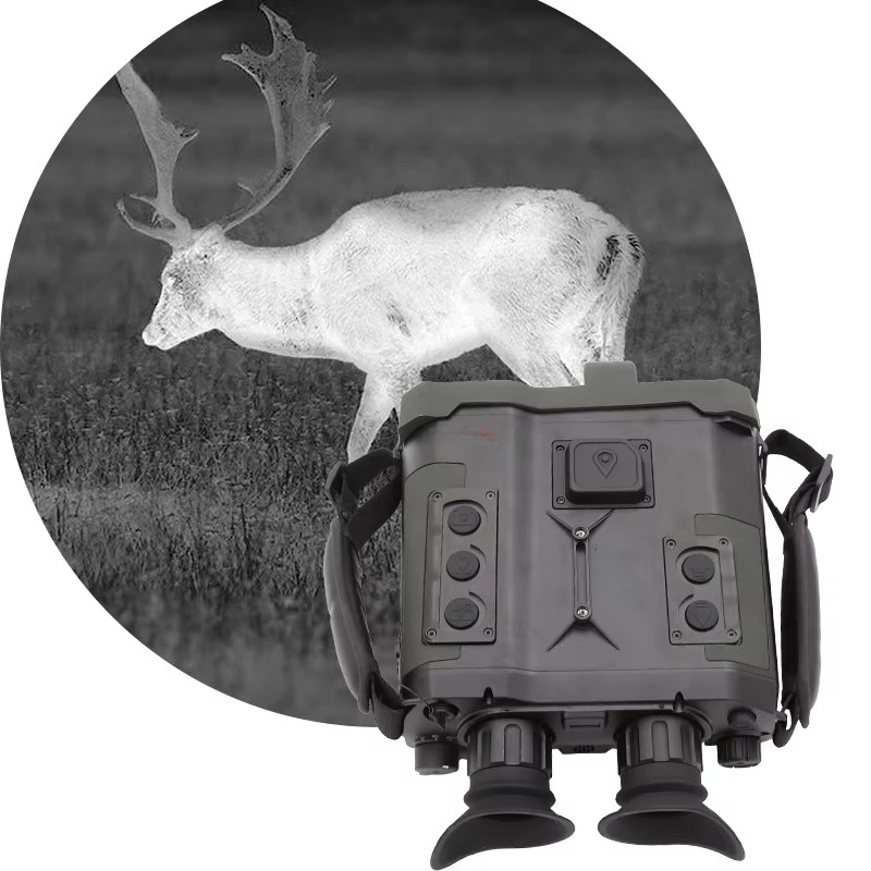 منظار حراري محمول باليد لمسافا - مراجعة Thermal Monocular Laser Rangefinder وسعره