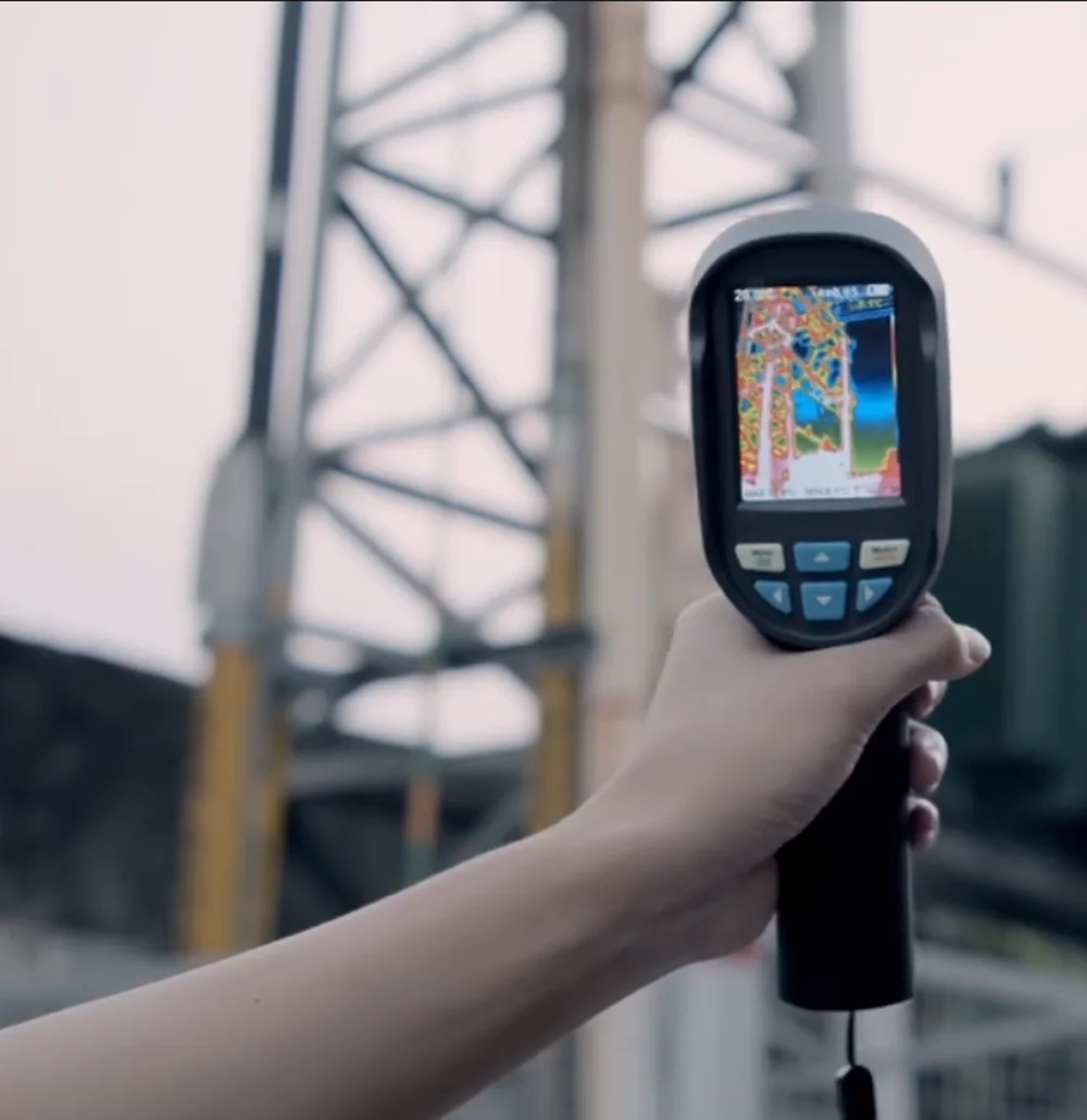 كاميرا حرارية محمولة باليد HT- - مراجعة Handheld Thermal Camera 256X192 وسعره