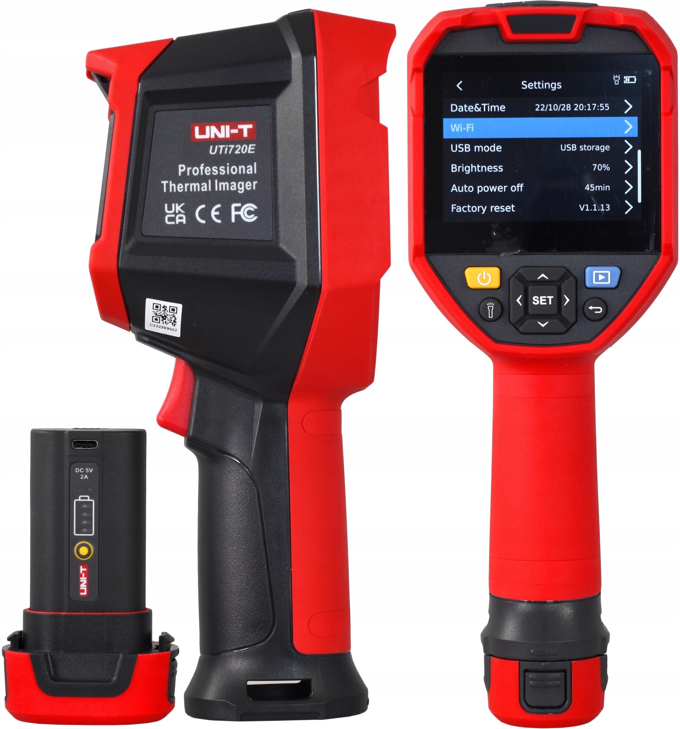 كاميرا حرارية UNI-T UTi720E بت - مراجعة Handheld Thermal Camera 256X192 وسعره
