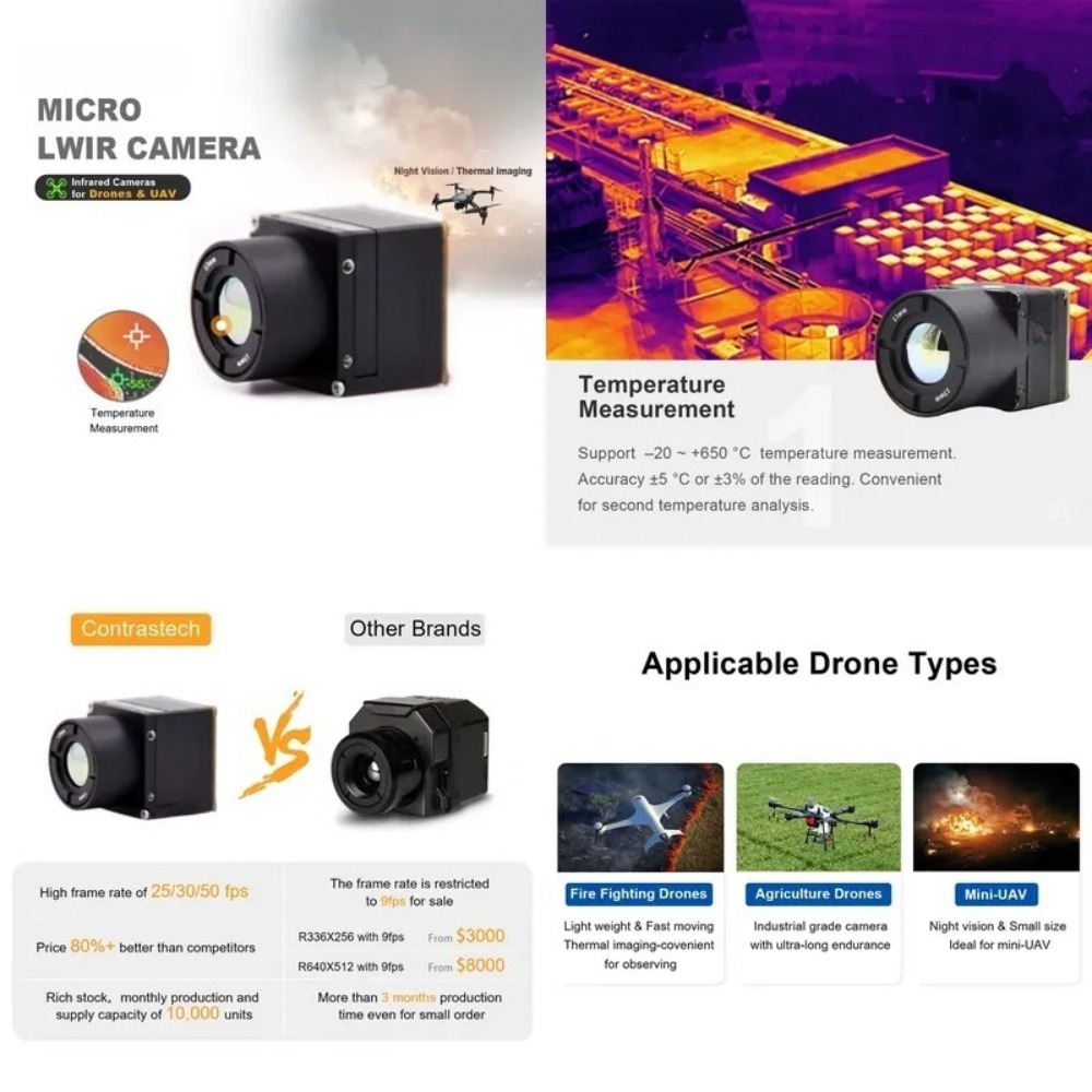 وحدة تصوير حراري للرؤية الليلي - مراجعة Thermal Imager 640 Resolution وسعره