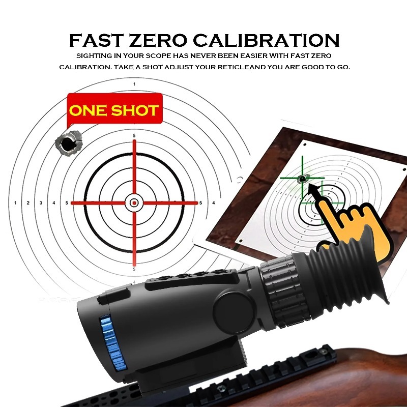 منظار حراري أحادي العين بدقة 3 - مراجعة Thermal Imaging Monocular 384X288 وسعره