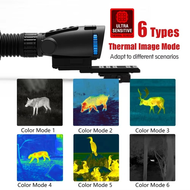 منظار حراري أحادي العين بدقة 3 - مراجعة Thermal Imaging Monocular 384X288 وسعره