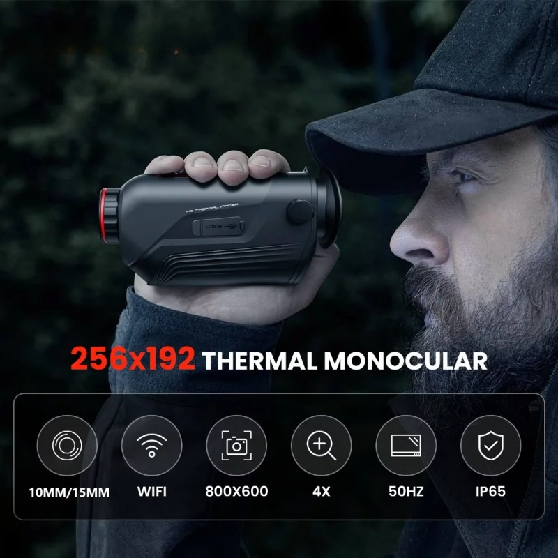 G210 جديد التصوير الحراري الصي - مراجعة Infrared Thermal Monocular 50Hz وسعره