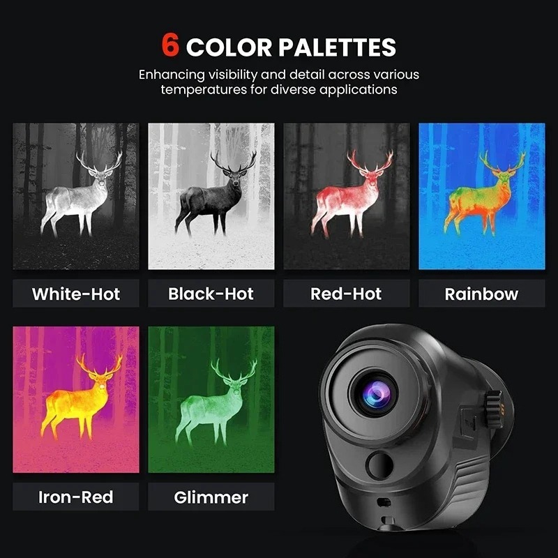 G210 جديد التصوير الحراري الصي - مراجعة Infrared Thermal Monocular 50Hz وسعره