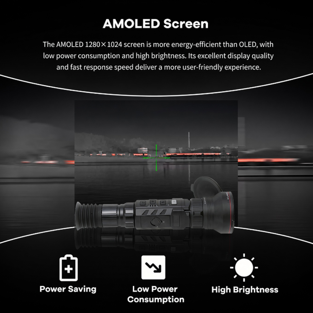 منظار حراري LONGOT RS75 مع محد - مراجعة Thermal Monocular Laser Rangefinder وسعره
