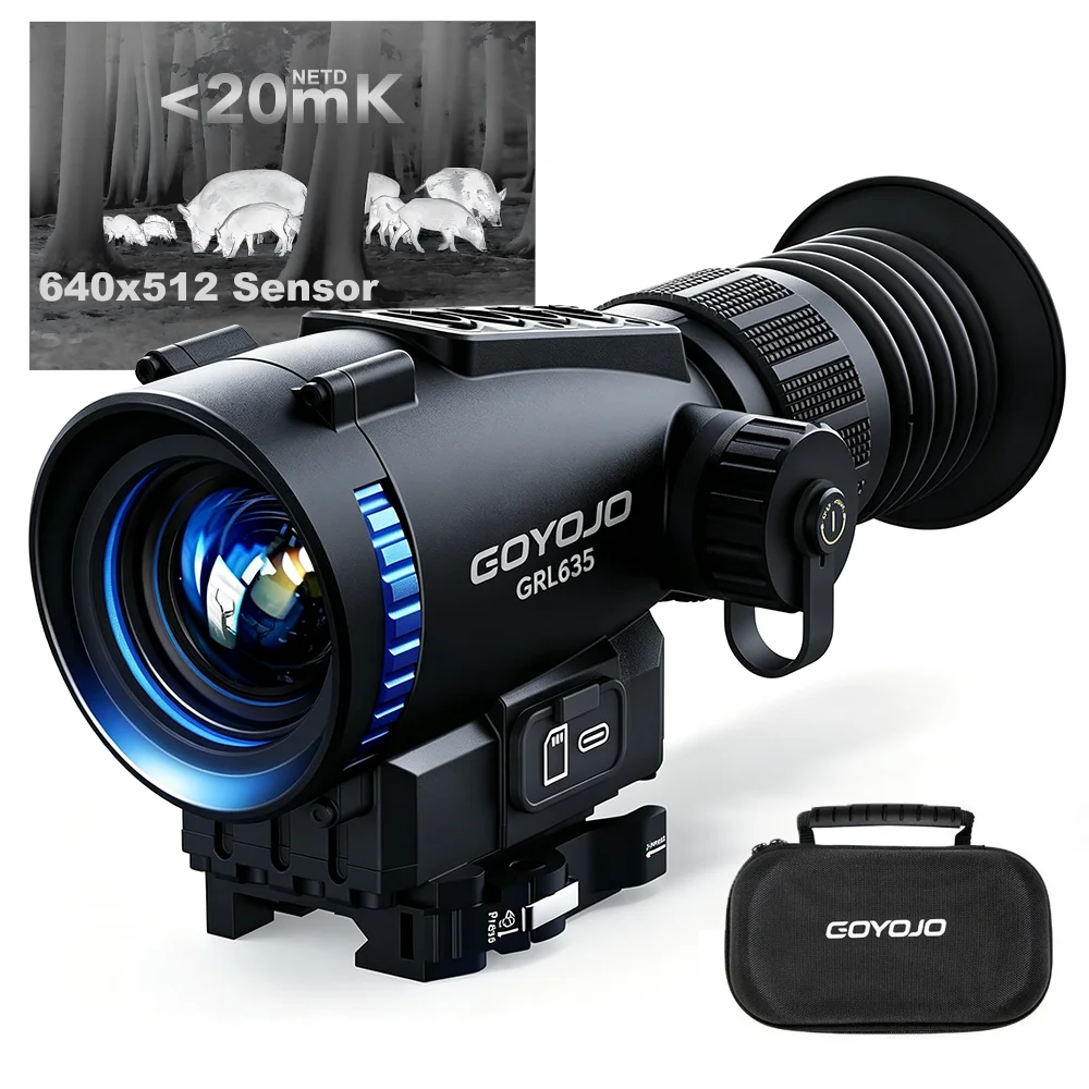 منظار تصوير حراري GOYOJO GRL63 - مراجعة Thermal Scope 640X512 Hunting وسعره
