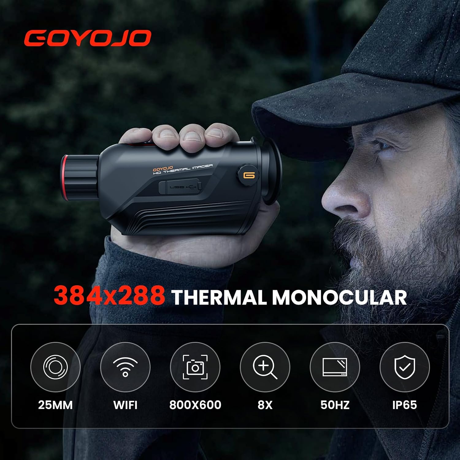منظار حراري GOYOJO G325 G315 ل - مراجعة Thermal Camera Monocular 25Mm Lens وسعره