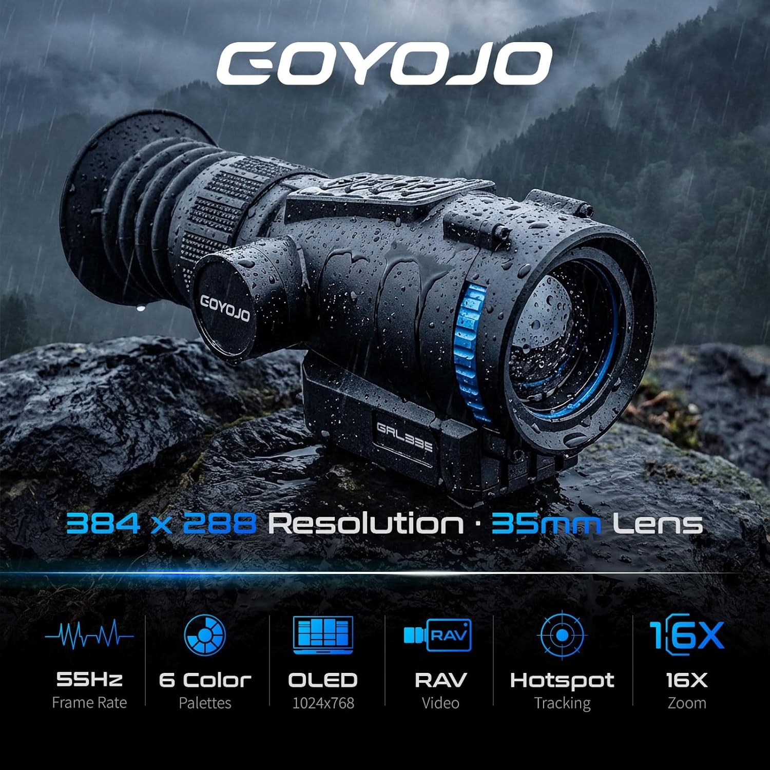منظار حراري GOYOJO بدقة 384x28 - مراجعة Thermal Imaging Monocular 384X288 وسعره