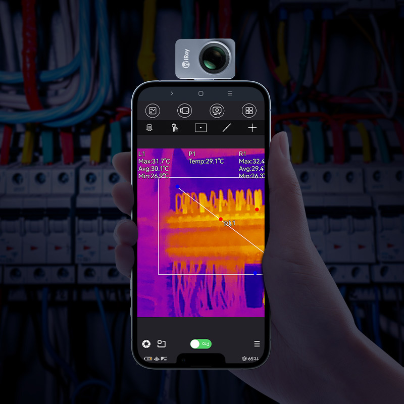 كاميرا تصوير حراري إنفيراي P2  - مراجعة Handheld Thermal Camera 256X192 وسعره