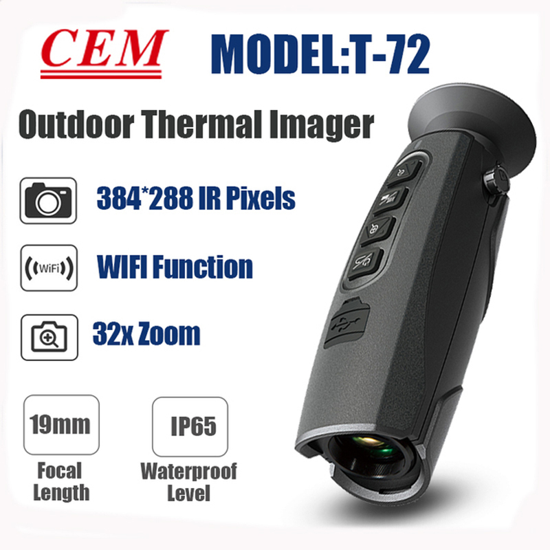 CEM T-72 أحادي العين التصوير ا - مراجعة Infrared Thermal Monocular 50Hz وسعره